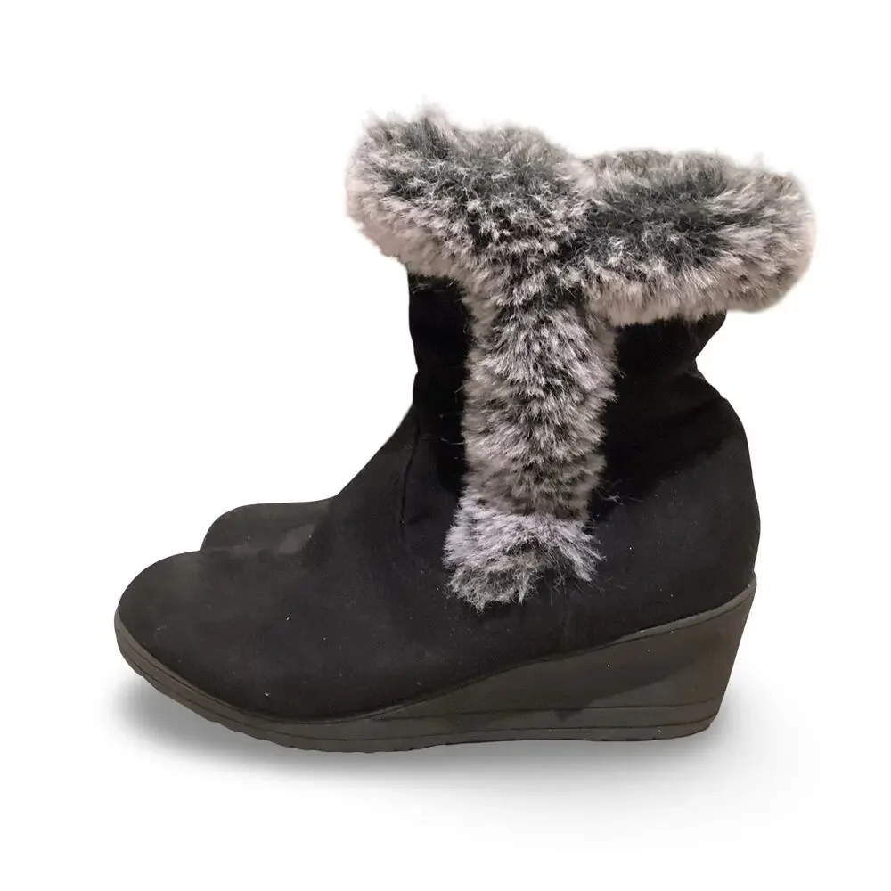Girl Waltry Wedge Booties